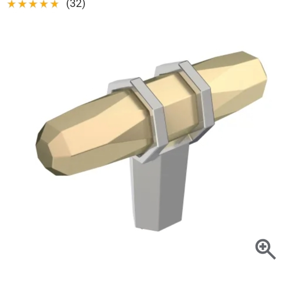 Amerock (4)Gold and Silver Decorative  Cabinet Door Pulls